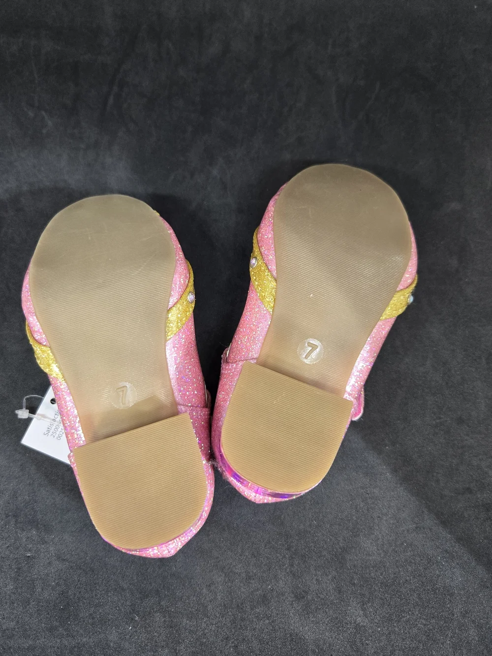 NWT Girls Disney Princess Shiny Mary Jane Heels Shoes Toddler Size 7